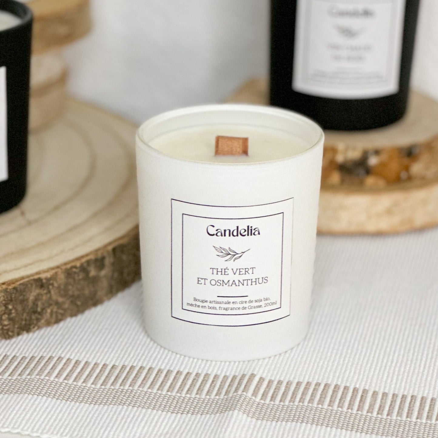 Bougie classique blanche